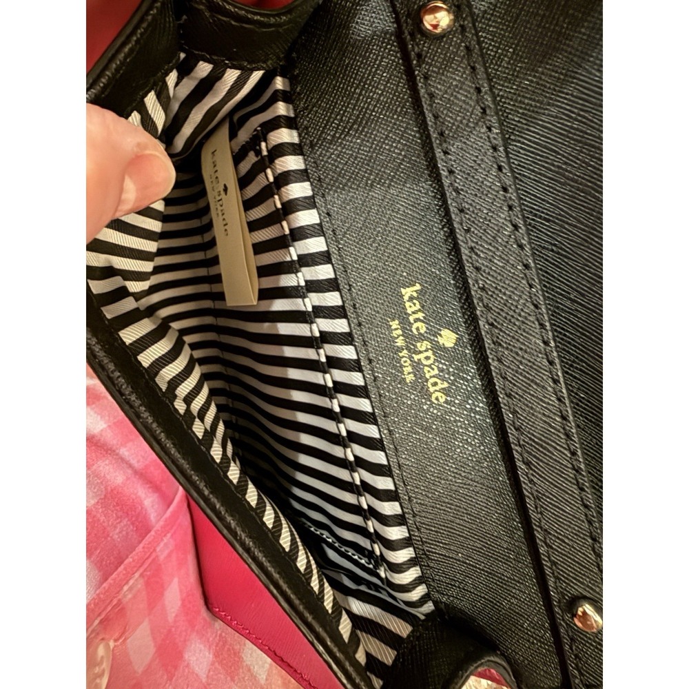 Kate Spade Cameron Street Metallic Cami Crossbody Bag BAJAROSE Metallic Pink New - Picture 11 of 11